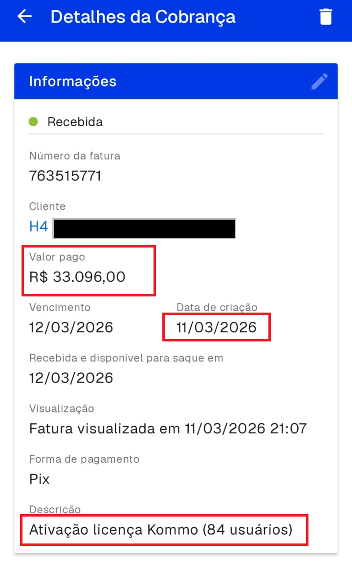 Comprovante: R$33.096